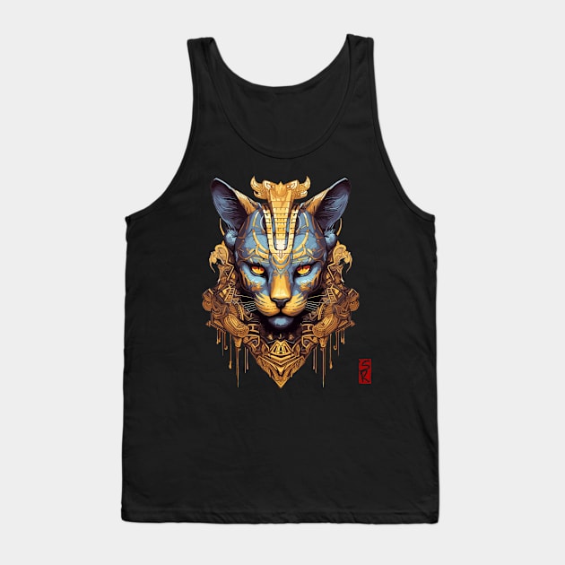 Evil cat Tank Top by siriusreno